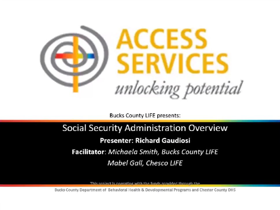 Social Security Administration Webinar 2022